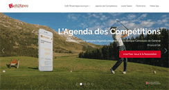 Desktop Screenshot of golfsdesalpes.fr