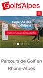 Mobile Screenshot of golfsdesalpes.fr